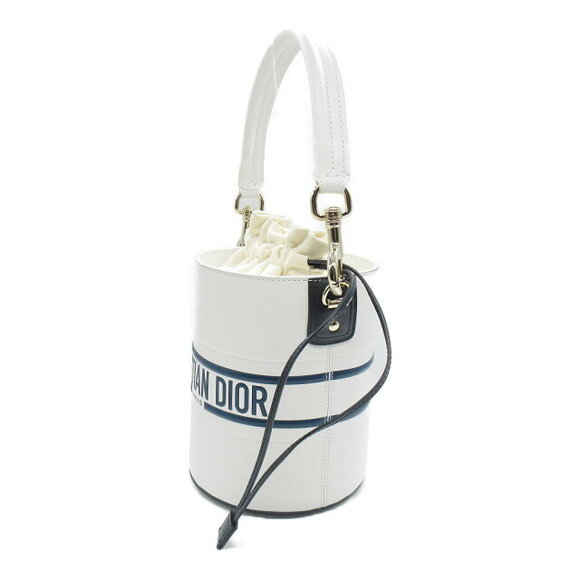 Dior Vibe Bucket Bag Shoulder Bag white leather - Picture 3 of 8